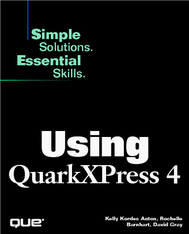 Book cover for Using QuarkXpress 4