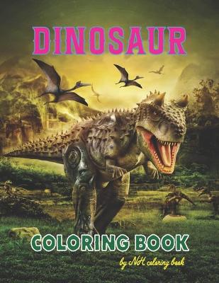 Book cover for Dinosaur Coloring Book