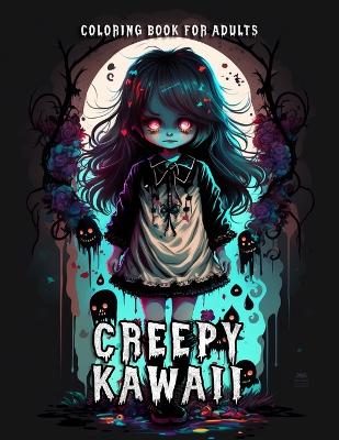 Book cover for Creepy Kawaii Coloring Book for Adults