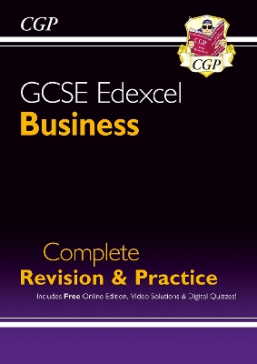 Book cover for New GCSE Business Edexcel Complete Revision & Practice (with Online Edition, Videos & Quizzes)