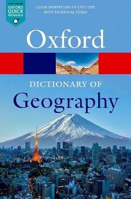 Cover of A Dictionary of Geography