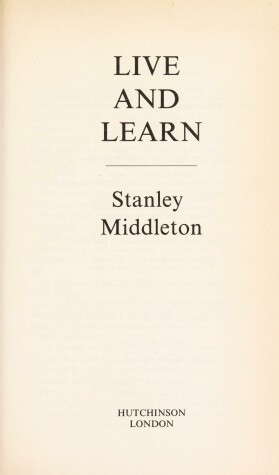 Book cover for Live and Learn