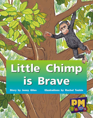 Book cover for Little Chimp is Brave