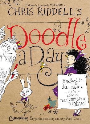 Book cover for Chris Riddell's Doodle-a-Day