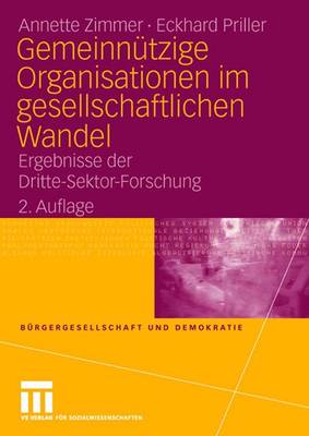 Book cover for Gemeinnutzige Organisationen Imgesellschaftlichen Wandel