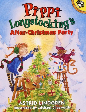 Book cover for Pippi Longstocking's after-Christmas Party