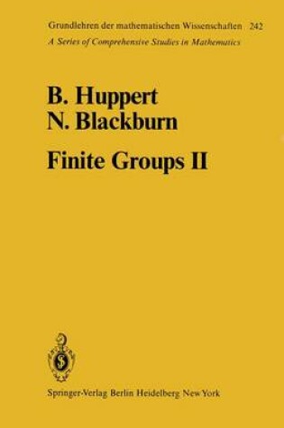 Cover of Finite Groups II