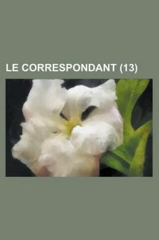 Cover of Le Correspondant (13)