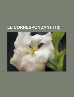 Book cover for Le Correspondant (13)