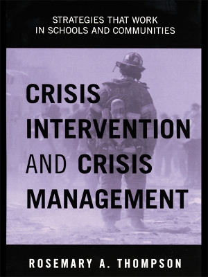 Book cover for Crisis Intervention and Crisis Management