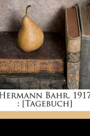 Cover of Hermann Bahr, 1917