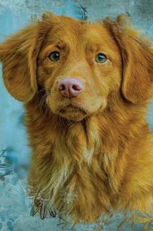 Cover of Cute Toller Tolling Retriever Dog Composition Notebook, Wide Ruled