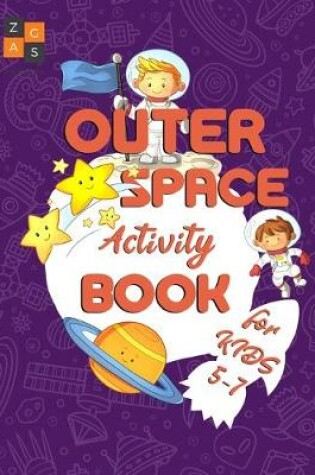 Cover of Outer Space activity book for kids 5-7