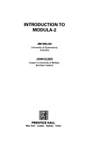 Book cover for Introduction to Modula-2