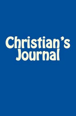 Cover of Christian's Journal