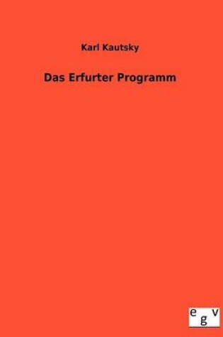 Cover of Das Erfurter Programm