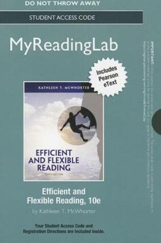 Cover of New MyReadingLab with Pearson Etext -- Standalone Access Card -- for Efficient and Flexible Reading