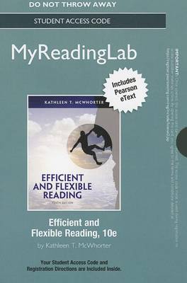 Book cover for New MyReadingLab with Pearson Etext -- Standalone Access Card -- for Efficient and Flexible Reading