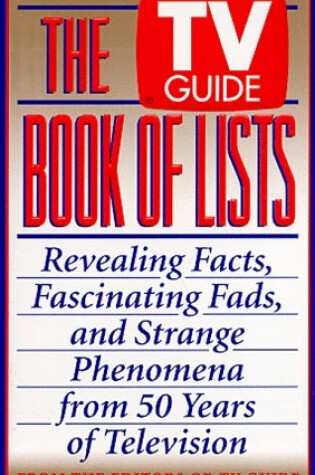 Cover of The TV Guide Book of Lists