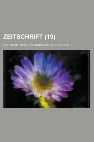 Cover of Zeitschrift (19)