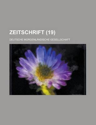 Book cover for Zeitschrift (19)