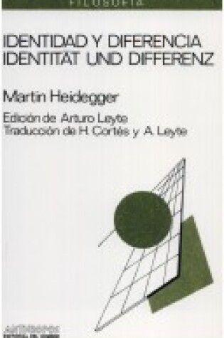 Cover of Identidad y Diferencia