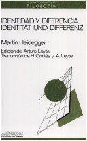 Book cover for Identidad y Diferencia