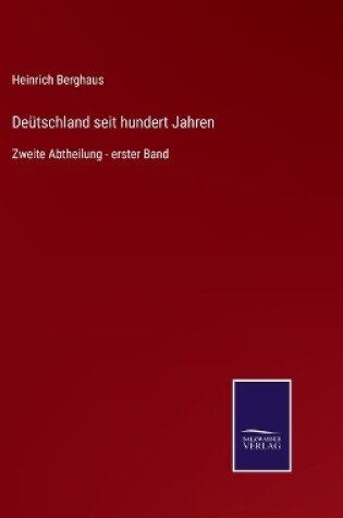 Cover of Deütschland seit hundert Jahren