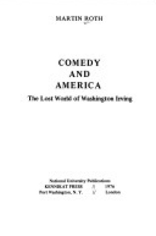 Cover of Comedy and America