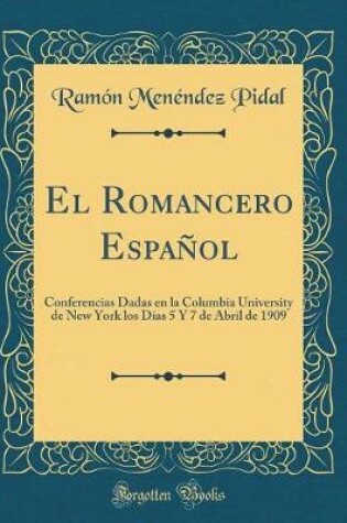 Cover of El Romancero Espanol