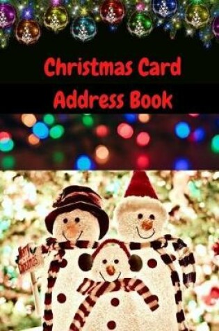 Cover of Christmas Card Address Book