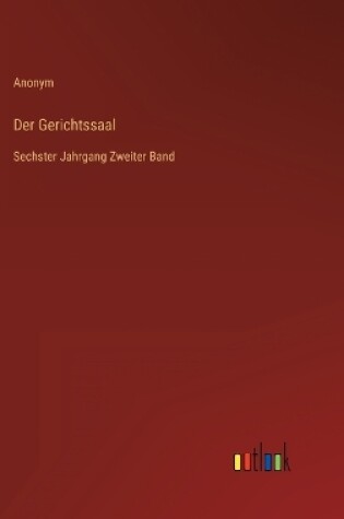 Cover of Der Gerichtssaal