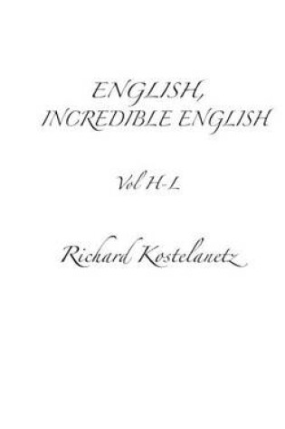 Cover of English, Incredible English Vol H-L