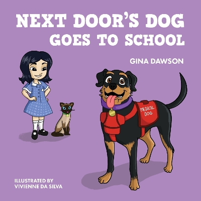 Book cover for Next Door's Dog Goes To School