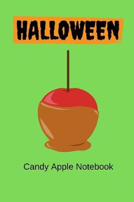 Book cover for Halloween Candy Apple Notebook