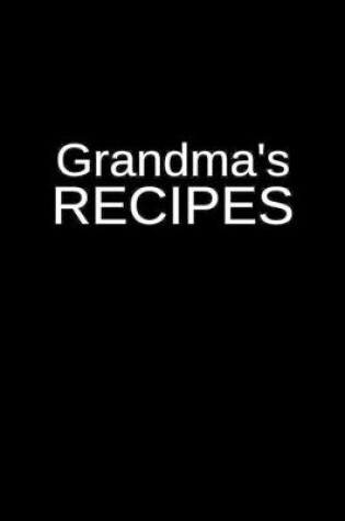 Cover of Grandma's Recipes