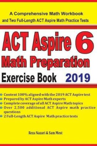 Cover of ACT Aspire 6 Math Preparation Exercise Book