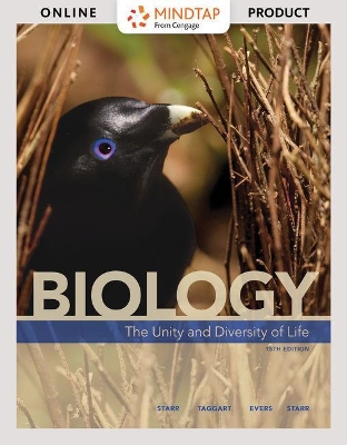 Book cover for Mindtap Biology, 1 Term (6 Months) Printed Access Card for Starr/Taggart/Evers/Starr's Biology: The Unity and Diversity of Life