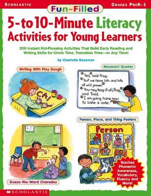 Book cover for Fun-Filled 5- To 10-Minute Literacy Activities for Young Learners