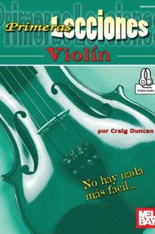 Cover of Primeras Lecciones Violin