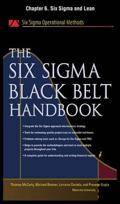 Book cover for The Six SIGMA Black Belt Handbook, Chapter 6 - Six SIGMA and Lean