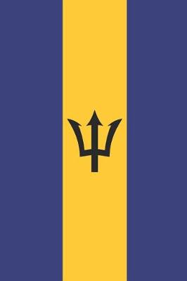 Book cover for Barbados Flag Notebook - Barbadian Flag Book - Barbados Travel Journal