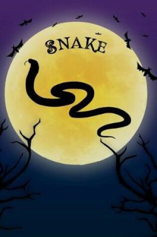Cover of Snake Notebook Halloween Journal