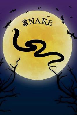 Book cover for Snake Notebook Halloween Journal