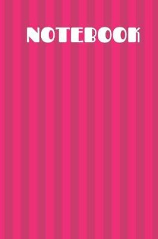 Cover of Notebook - Vector Pink Designed Cover - Blank Lined Journal