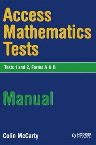 Cover of Access Mathematics Tests (AMT) 1 & 2 Specimen Set