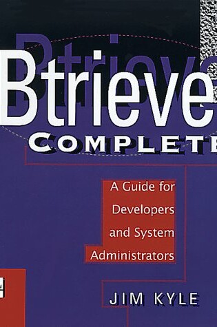 Cover of Btrieve Complete