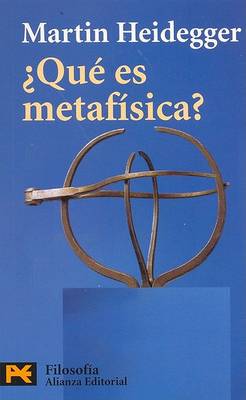 Book cover for Que Es Metafisica?