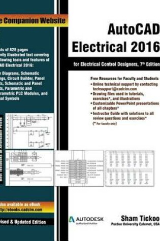 Cover of AutoCAD Electrical 2016 for Electrical Control Designers