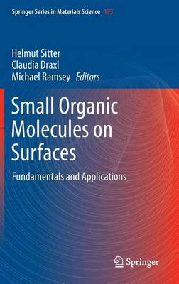 Book cover for Small Organic Molecules on Surfaces: Fundamentals and Applications